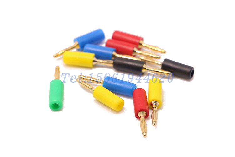 測(cè)試用免焊4MM香蕉插頭 軟管燈籠型香蕉插頭 25.203