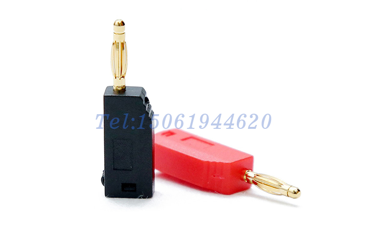 2mm香蕉插頭燈籠頭 純銅燈籠可疊加插 25.206