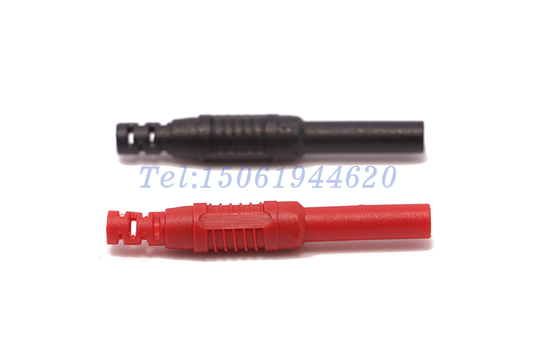 全銅黑漆香蕉插頭 4MM香蕉插頭 全護(hù)套香蕉插頭 25.505