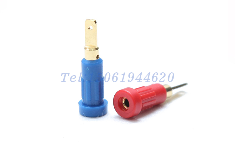 2mm免安裝香蕉插座 高頻阻火阻燃香蕉插24.110