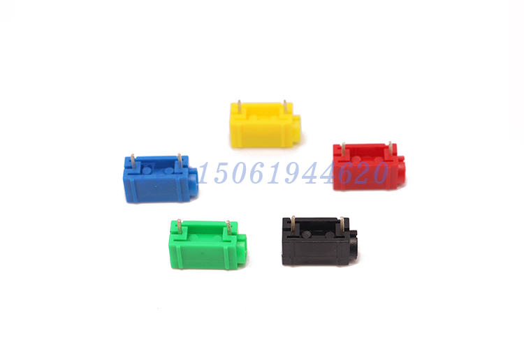 4mm全銅鍍鎳臥式面板插座，香蕉插頭母座，香蕉插座 24.243