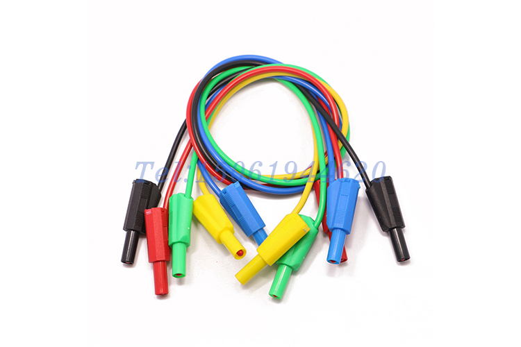 4mm測試線，4mm香蕉插頭連接線 22.390