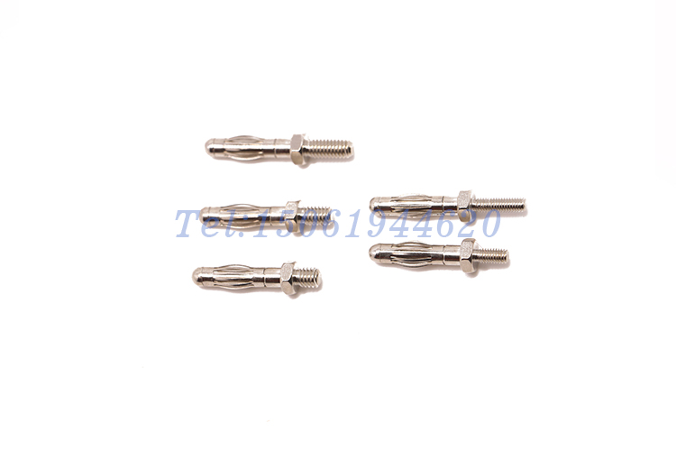 28.410 4mm 金屬插頭 銅、鈹銅鍍鎳