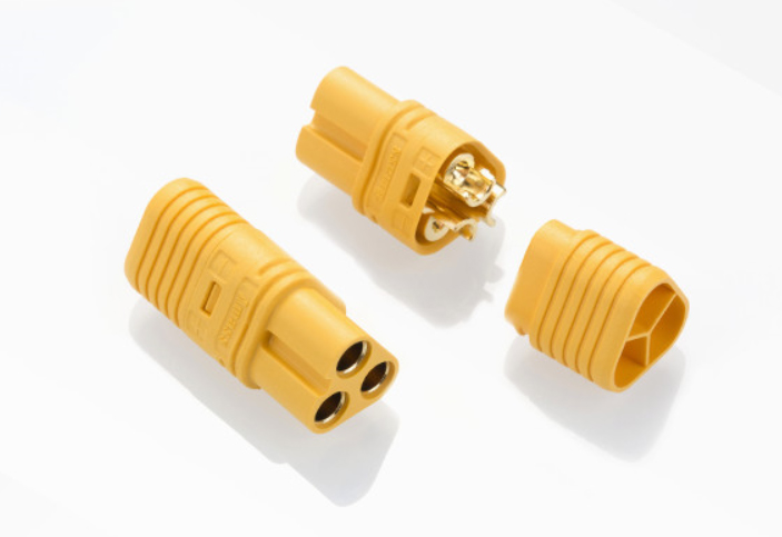 馬達三孔插頭MT60-F，獨輪車控制器充電口連接器