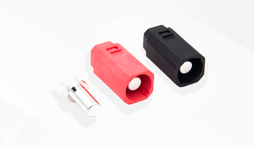 SH8.0-M 8mm防反插大電流插頭鋰電連接器