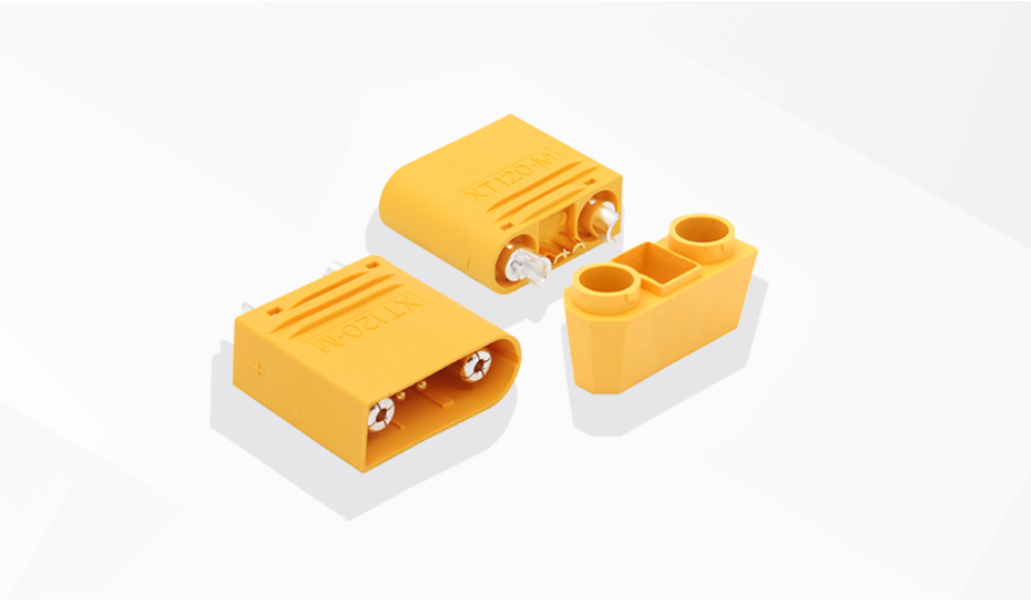 XT120(2+2)-M 車模航模無人機(jī)植保機(jī)大電流帶信號針連接器