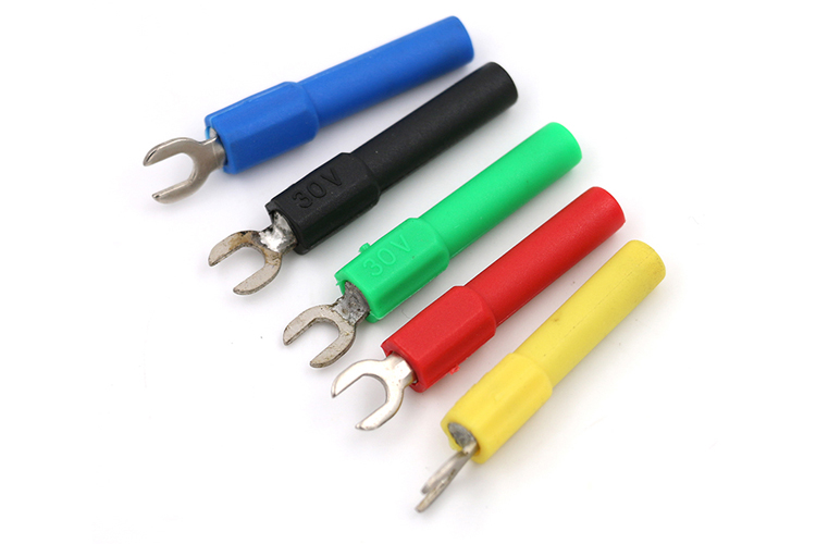 艾邁斯26.450 U型叉香蕉插頭開口4MM 4mm插孔Y插片電子負載AMASS