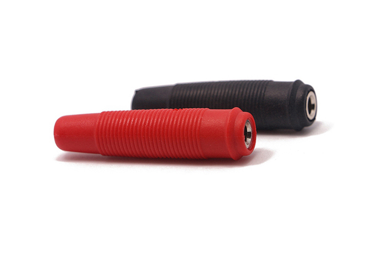 25.430 4毫米香蕉插頭母頭 鍍鎳 焊接型 PVC30Vac60Vdc/Max.24A