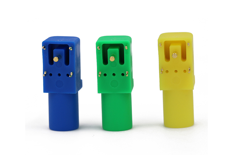 艾邁斯24.245測(cè)試座面板插座 90度PCB面板安裝銅鍍金大電流AMASS