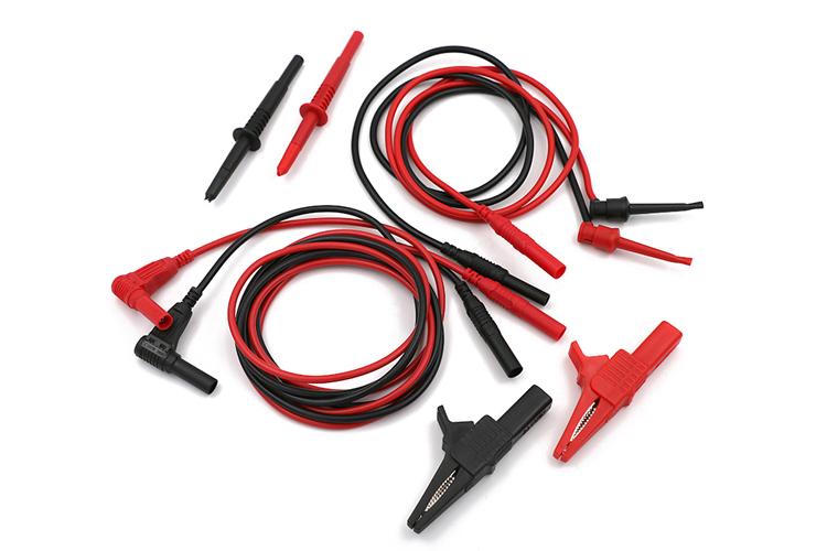 艾邁斯33.150雙色萬用表測試組套 包含鱷魚夾測試鉤針不含尼龍包