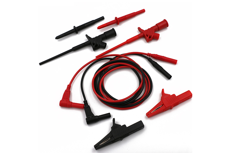 艾邁斯33.140雙色萬用表測試組套 包含鱷魚夾測試鉤針不含尼龍包