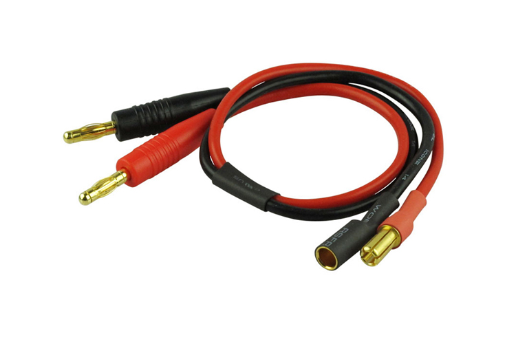 AMASS出品5.5mm充電線 30cm14AWG專用充電硅膠線 4mm充電香蕉插頭