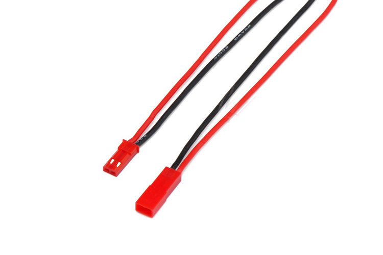 AMASS出品JST單頭接線 公頭/母頭 線長10cm 20AWG特軟硅膠線