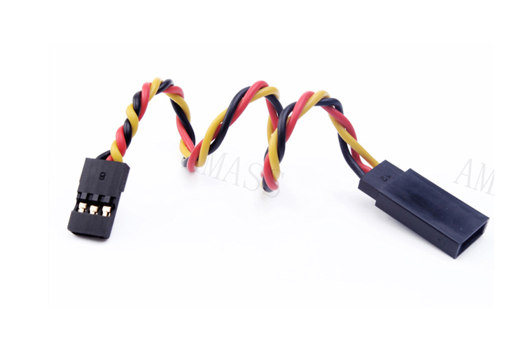 AMASS出品 JR舵機(jī)延長線 并線/絞線繞線60芯 極軟22AWG 三色PVC線