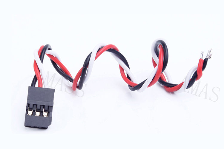 AMASS出品 FUTABA/杜邦舵機(jī)延長線 并線/絞線繞線60芯 22AWG