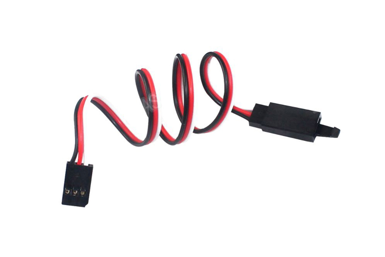 FUTABA帶鉤延長線防松卡扣22AWG并線絞線繞線AMASS正品模型配件