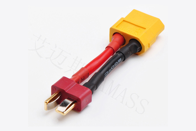 AMASS出品 航模轉(zhuǎn)換線 XT60母轉(zhuǎn)T插公適配線 XT60-T插 電池轉(zhuǎn)換頭