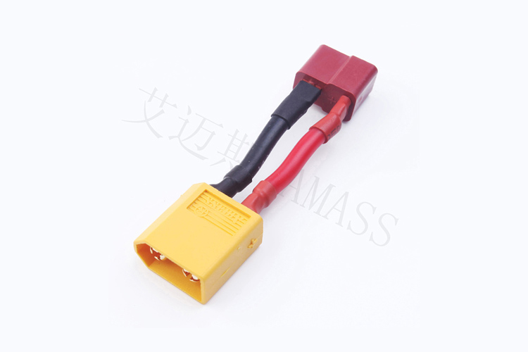 AMASS出品 航模轉(zhuǎn)換線 XT60公轉(zhuǎn)T插母適配線 XT60-T插 電池轉(zhuǎn)換頭