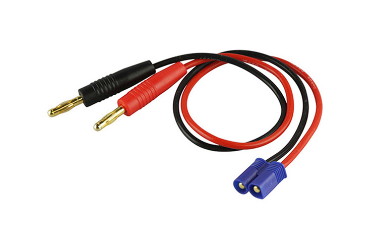 AMASS出品EC3充電線 30cm 14AWG專用充電硅膠線 4mm充電香蕉插頭