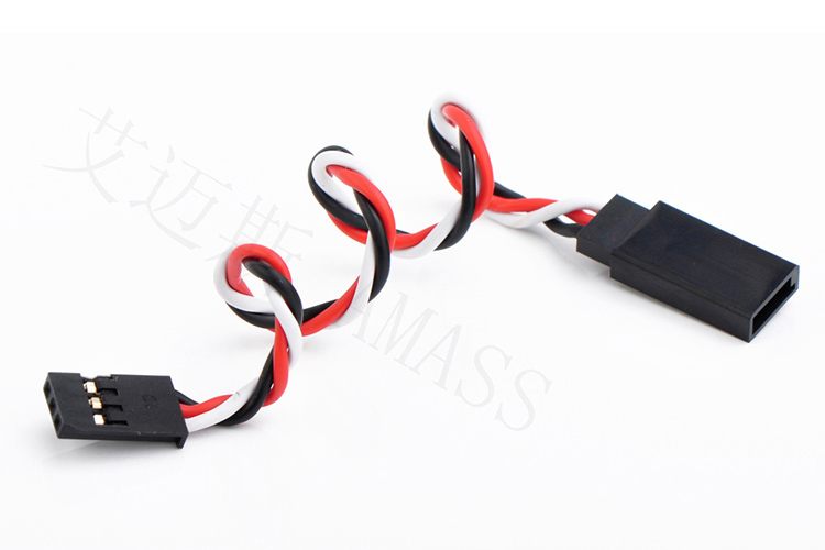 AMASS出品 FUTABA/杜邦舵機延長線 并線/絞線繞線60芯 22AWG