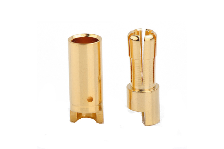 AMASS 5.5mm香蕉插頭 耐80A 鍍厚24K金 模型馬達(dá)電機(jī)電調(diào)連接金插