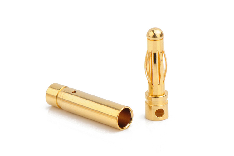 艾邁斯4mm香蕉插頭長(zhǎng)型電機(jī)電調(diào)純銅航模連接器Amass熱賣(mài)模型配件