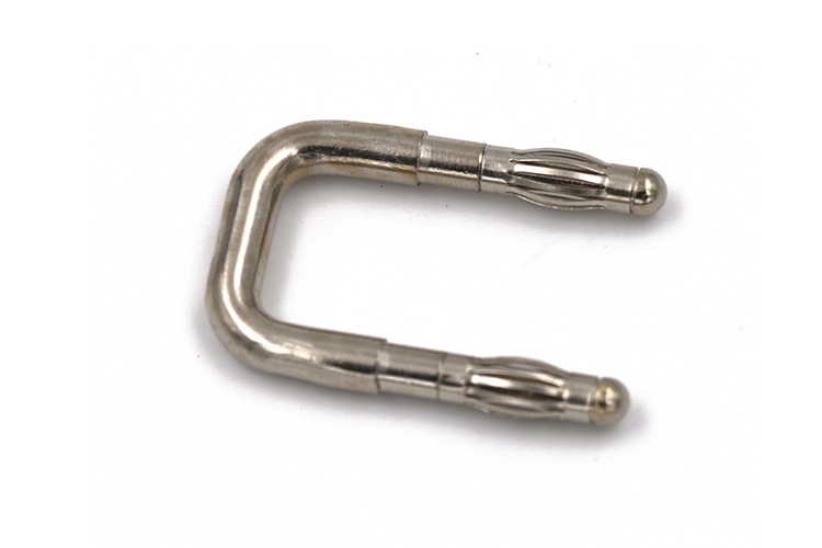 艾邁斯全銅4mm香蕉插頭短路插19mm間距Jumper萬(wàn)用表校準(zhǔn)插頭AMASS