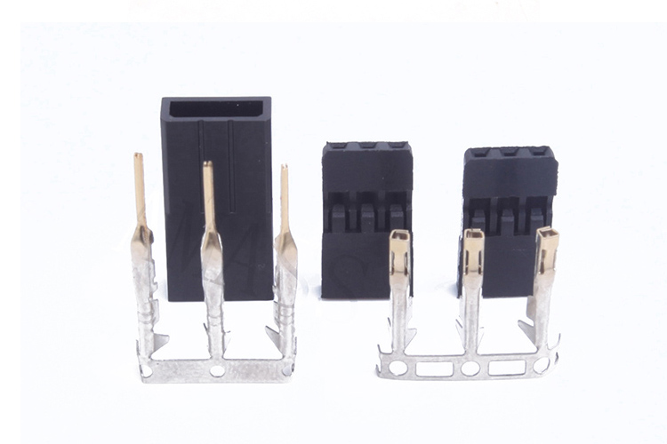 艾邁斯Futaba/杜邦舵機插頭端子鍍真金 (10套)AMASS正品模型配件